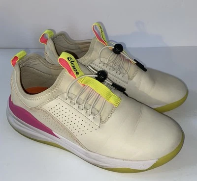 Clove Classic Nursing Sneaker Tan Pink Yellow Women’s Size 7 Healthcare Shoe EUC - Image 1 of 4