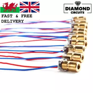 10x Laserdiode Messing Modul 5 V - 5mW rot 650nm Durchmesser 6 mm ESP ARDUINO - Bild 1 von 2