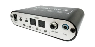 Digital 5.1 2.1 To 2CH 5.1 Surround Virtual Processor Decoder USB Audio Playback - Image 1 of 4