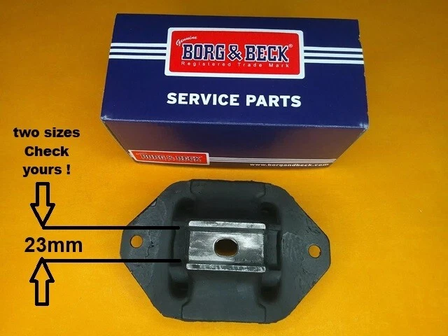 FORD SIERRA Mk2 1.6 1.8 2.0 2.3 (1987-93) GEARBOX MOUNT Genuine Borg & Beck - Image 1 of 4