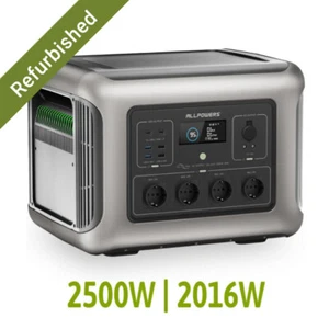 Generatore solare a batteria ALLPOWERS 2000W 1500WH per camper e interruzione di corrente - Foto 1 di 17