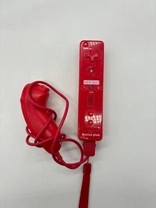 Nintendo Wii Controller + Nunchuk - in rot - Controller für Wii - Bild 1 von 1