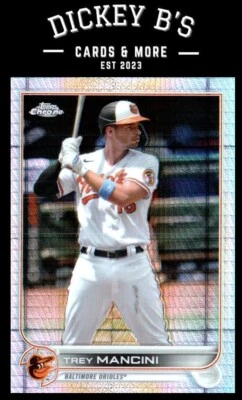 2022 Topps Chrome Sonic Prism Refractor #72 Trey Mancini Baltimore Orioles - Image 1 of 2
