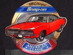 SNAP ON TOOLS 1969 Dodge Charger - Original Vintage Racing Decal/Sticker MOPAR