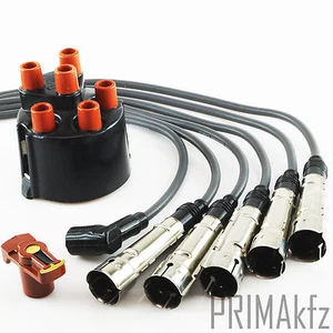 Zündkabel Verteilerkappe Verteilerfinger Verteilerläufer für Audi 80 A6 VW T4 - Bild 1 von 1