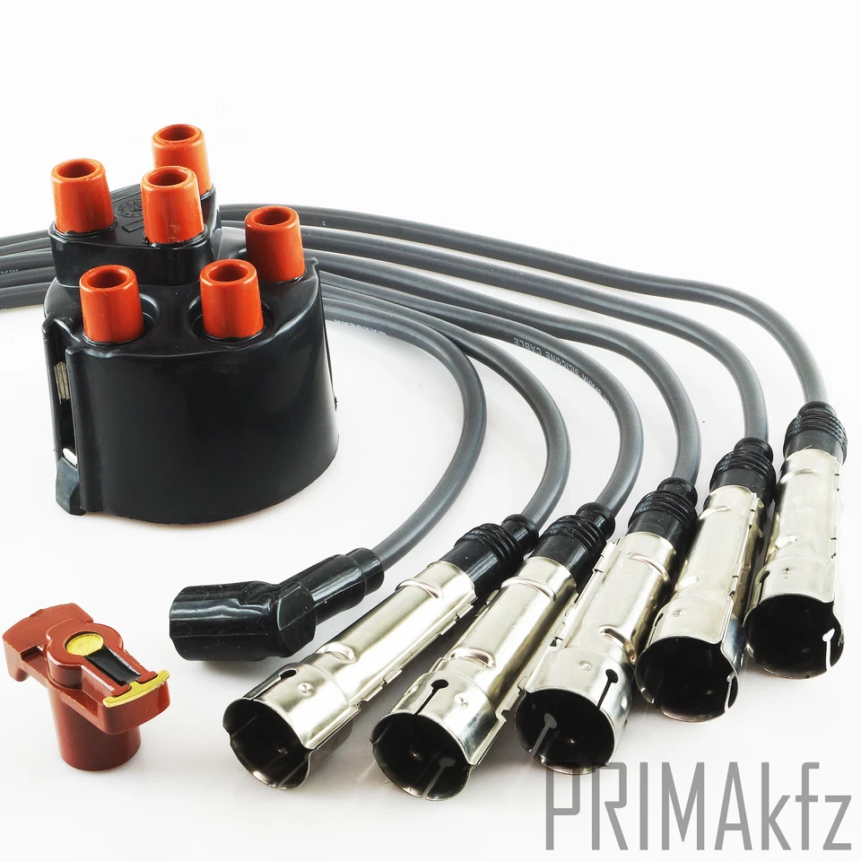 Zündkabel Verteilerkappe Verteilerfinger Verteilerläufer für Audi 80 A6 VW T4 - Bild 1 von 1