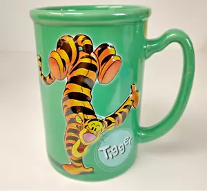 Disney 3D Tigger Coffee Hot Chocolate Mug Green Tiggerific Winnie The Pooh - Picture 1 of 4