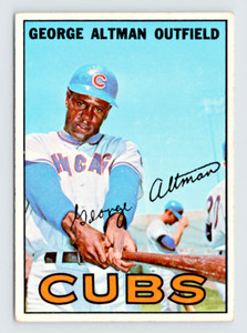 1967 Topps Card / #87 George Altman, Chicago Cubs / see Video