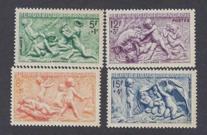 FRANKREICH "FEDER" SC#B244-247 MNH CV$11+ (FR347)* - Bild 1 von 1