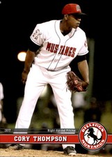 2017 Billings Mustangs Grandstand #34 Cory Thompson Mauldin South Carolina Card