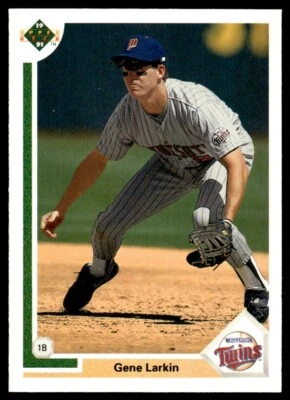 1991 Upper Deck #501 Gene Larkin Minnesota Twins - Image 1 of 2