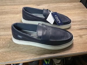 Sale! New Men's size 11.5 CHAPS Port Slip on Loafer Shoes deck polo - Picture 1 of 8