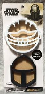NEU Star Wars The Mandalorian Frühstück Form Ringe für Eier & Pfannkuchen 2-teiliges Set  - Bild 1 von 7