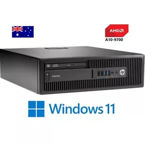 HP ELITEDESK 705 G3 AMD A10 9700 3.50GHZ NO RAM NO SSD - Picture 1 of 1