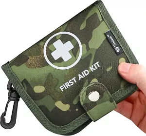 First Aid Kit 100 PCS Survival Waterproof Equipment For Camping, Fishing, Hiking - Picture 1 of 8
