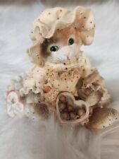Enesco Calico Kittens "Sweets For The Sweet" 1995 #155470 Valentine Themed