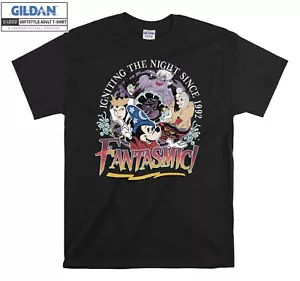 Vintage Disney Fantasmic Villains Mickey Mo Hoodie Tshirt Men Women Unisex AC866 - Picture 1 of 9