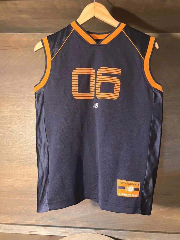 Новый баланс мальчиков размер 14/16 просто обручи логотип мышцы Майка темно-оранжевый EUC - Изображение 1 из 4