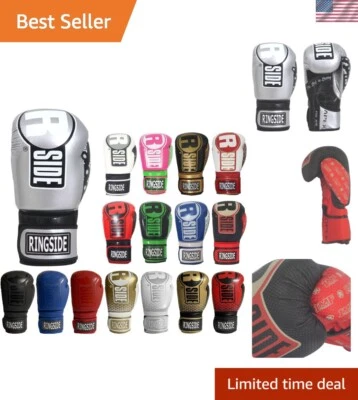 Guantes de combate plateados/negros Apex Flash de 16 oz con diseño transpirable Foto 1 de 4