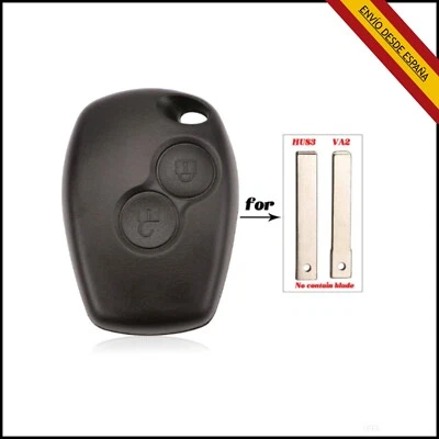 MANDO CARCASA LLAVE 2 BOTONES RENAULT DACIA CLIO MODUS TWINGO KANGOO VA2 HU83