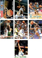 BASKETBALL SKYBOX NBA HOOPS PROMO CARD SET SERIES 1 1993-94 IN POCKET PAGES