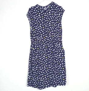Vestido Oliver Bonas Azul Marino Reino Unido 12 Hasta la Rodilla Verano Manga Corta - Imagen 1 de 6