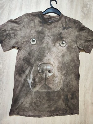 The Mountain mens graphic dog cotton t-shirt size M - Image 1 of 4