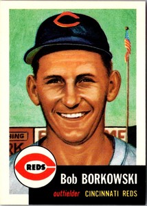 1991 Topps Archives 1953 Bob Borkowski #7 Cincinnati Reds Baseball Card