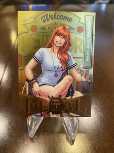 Spider-Man Marvel Metal Universe 49 2022 Mary Jane Watson dorado paralelo - Imagen 1 de 2