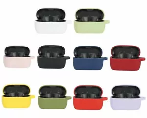 Silicone Case Earphone Pouch Cover With Carabiner for Jabra Elite 3 Earphone - Picture 1 of 22