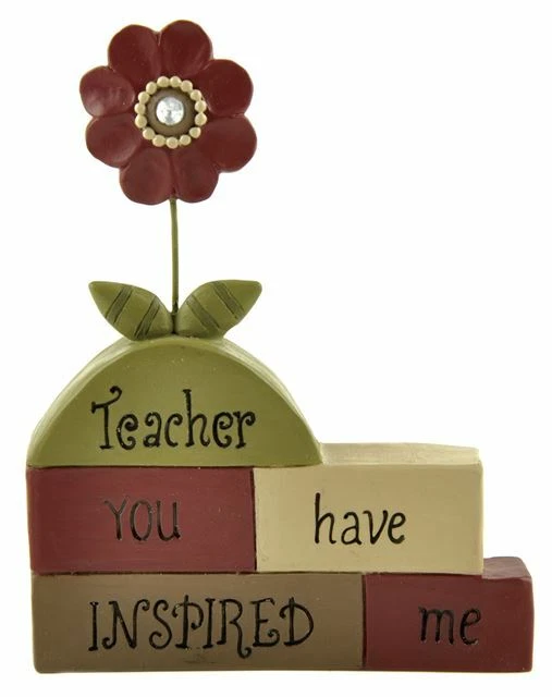 Blossom Bucket Teacher Resin Angel Shelf Sitter You Have Inspired Me Mini Sign - Image 1 of 1