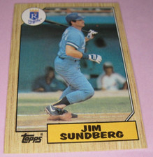 1987 Topps  Baseball Jim Sundberg Kansas City Royals #190