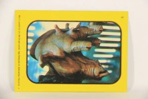 Star Wars ROTJ 1983 Topps Sticker Trading Card #5 Ree-Yees - Yellow L017913 - Picture 1 of 2