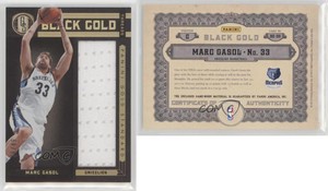 2011-12 Panini Gold Standard Black Gold Threads /49 Marc Gasol #BG-30