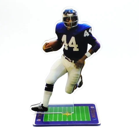 Chuck Forman Figure - #44 of Minnesota Vikings Running with Ball Ornament Cover