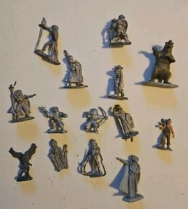 Mithril & Others Preslotta Mixed Figures Dungeons & Dragons Warhammer Vintage - Picture 1 of 11