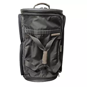 Briggs Riley Upright UWD626-7 Olive 26" Rolling Suitcase Split Duffle Bag READ - Picture 1 of 15