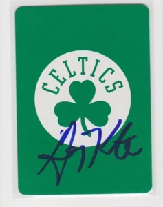 GREG KITE BOSTON CELTICS 1983-88 BYU AUTOGRAPHED PLAYING CARD SWEET - Picture 1 of 1