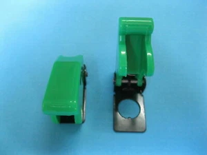 5 pcs Opaque Green Color Safety Flip Cover for Toggle Switch New - Picture 1 of 2