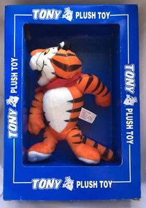 Vintage 1997 Tony The Tiger Plush Kellogg Frosted Flakes Original Box NOS - Picture 1 of 4