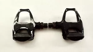 Used Shimano #540 Black Alloy Pedals for Road Bicycles - Picture 1 of 3