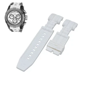 Bolt 19769 26mm White Rubber Watch Strap For Invicta - Picture 1 of 7