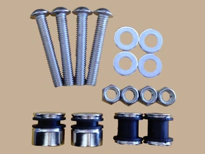 BRAND NEW - 4-Point Docking Hardware Kit for 00-01 Harley Davidson Dyna FXDX - Picture 1 of 2