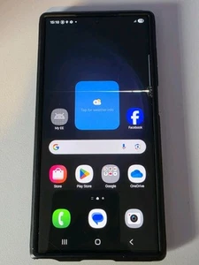 Samsung Galaxy S23 Ultra SM-S918B/DS 256GB Phantom Black (Unlocked) Screen Fault - Afbeelding 1 van 6