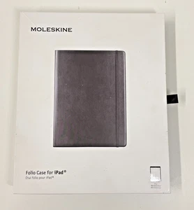 Genuine Moleskine Black Folio Case / Cover - Apple iPad 5th and 6th Generation - Picture 1 of 8