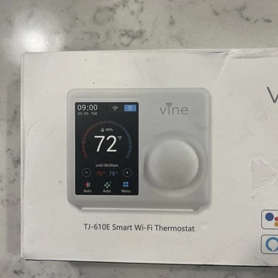 Vine TJ-610E Programmable Smart Home Thermostat - Image 1 of 2