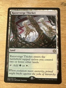 Razorverge Thicket Phyrexia: All Will Be One Regular - Picture 1 of 2