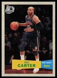 2007-08 Topps #28 Vince Carter 1957-58 Variations New Jersey Nets - Picture 1 of 2