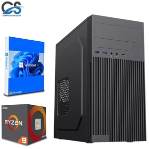 Ryzen 9 7900 Office PC Desktop Computer 64GB DDR5 RAM 2TB NVMe SSD Win 11 Pro - Picture 1 of 11