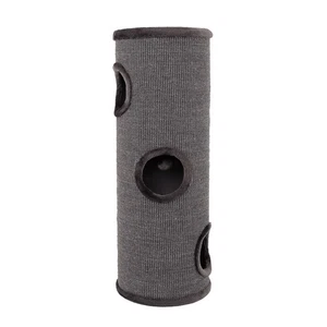 B-Ware: lionto Kratztonne mit Sisal Kratzturm Kratzbaum Kratzsäule 100 cm Grau - Bild 1 von 7